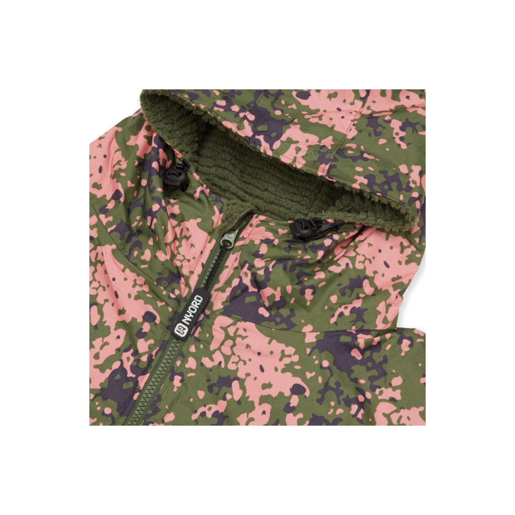 Khaki / Camo Print Primaloft Hood