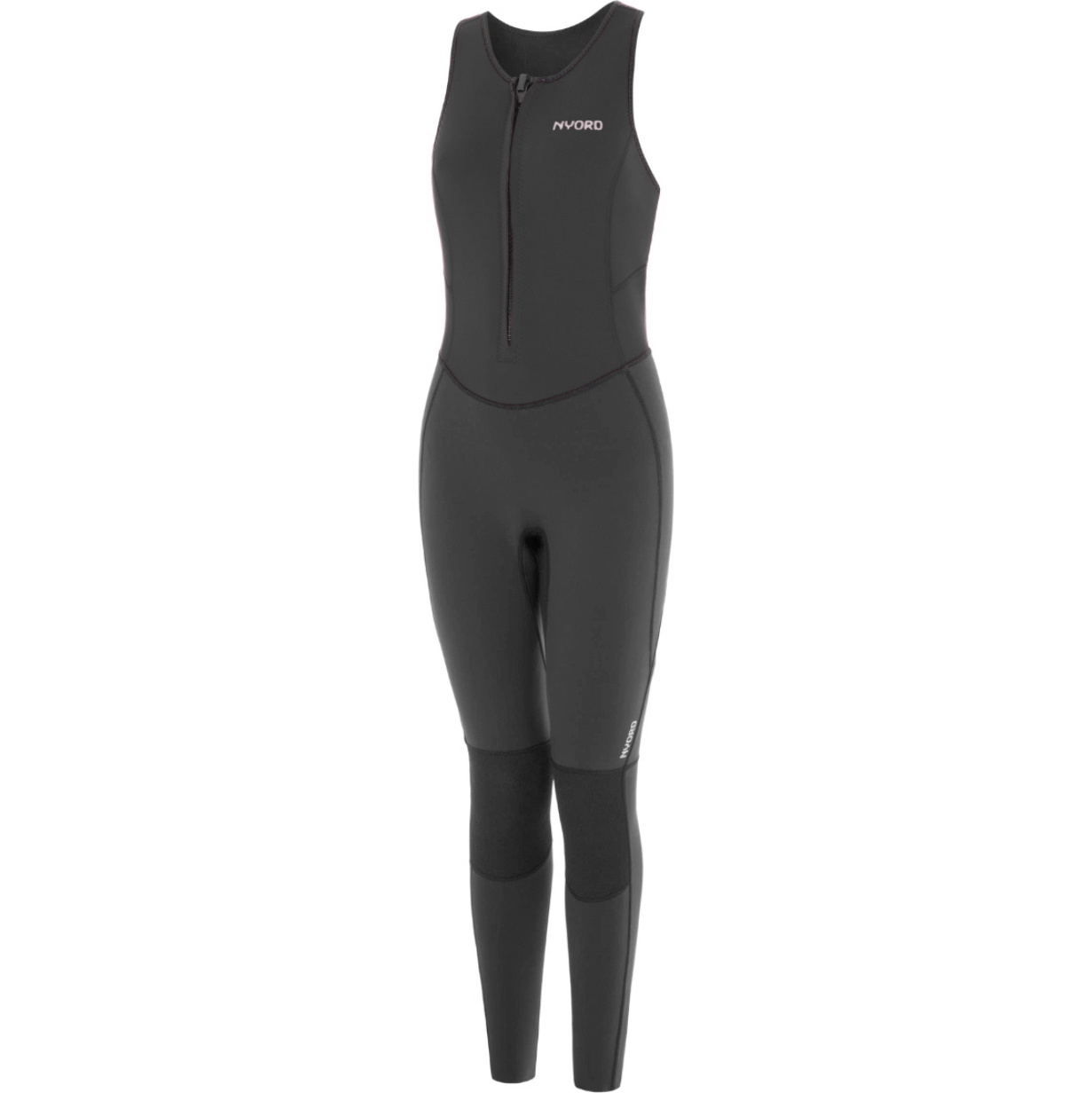 Womens Solu Yulex 2/2mm Front Zip Long Jane Wetsuit - Black