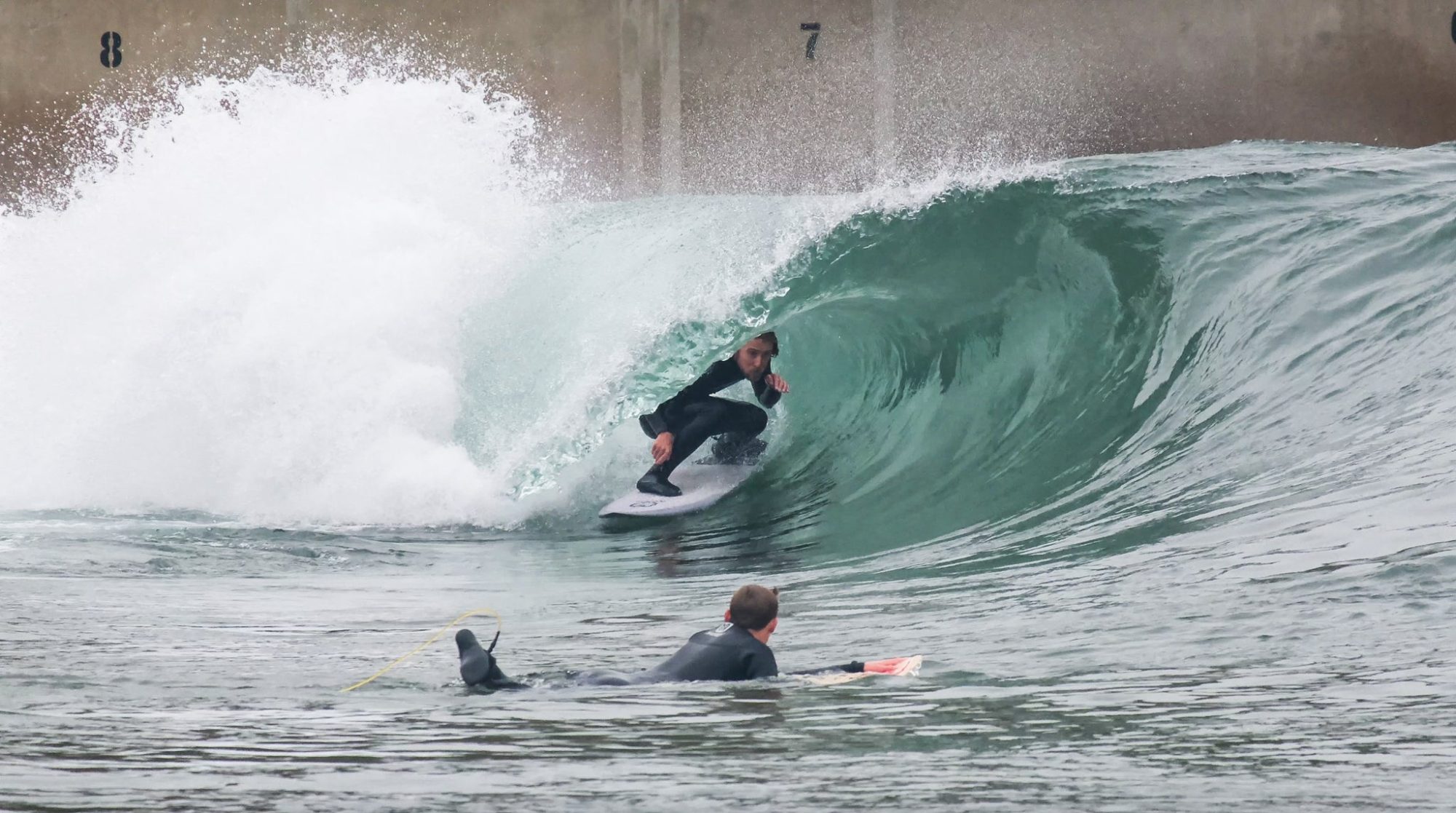 Surfing at Lost Shore