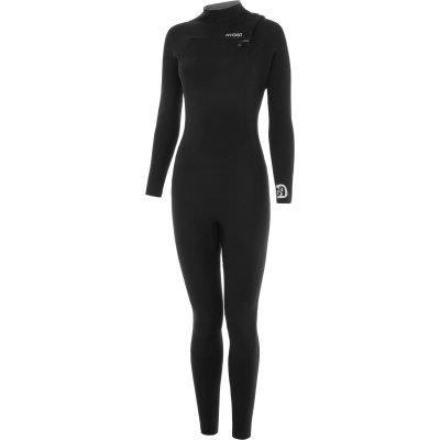 Womens Furno Warmth 4/3mm Chest Zip GBS Wetsuit - Black