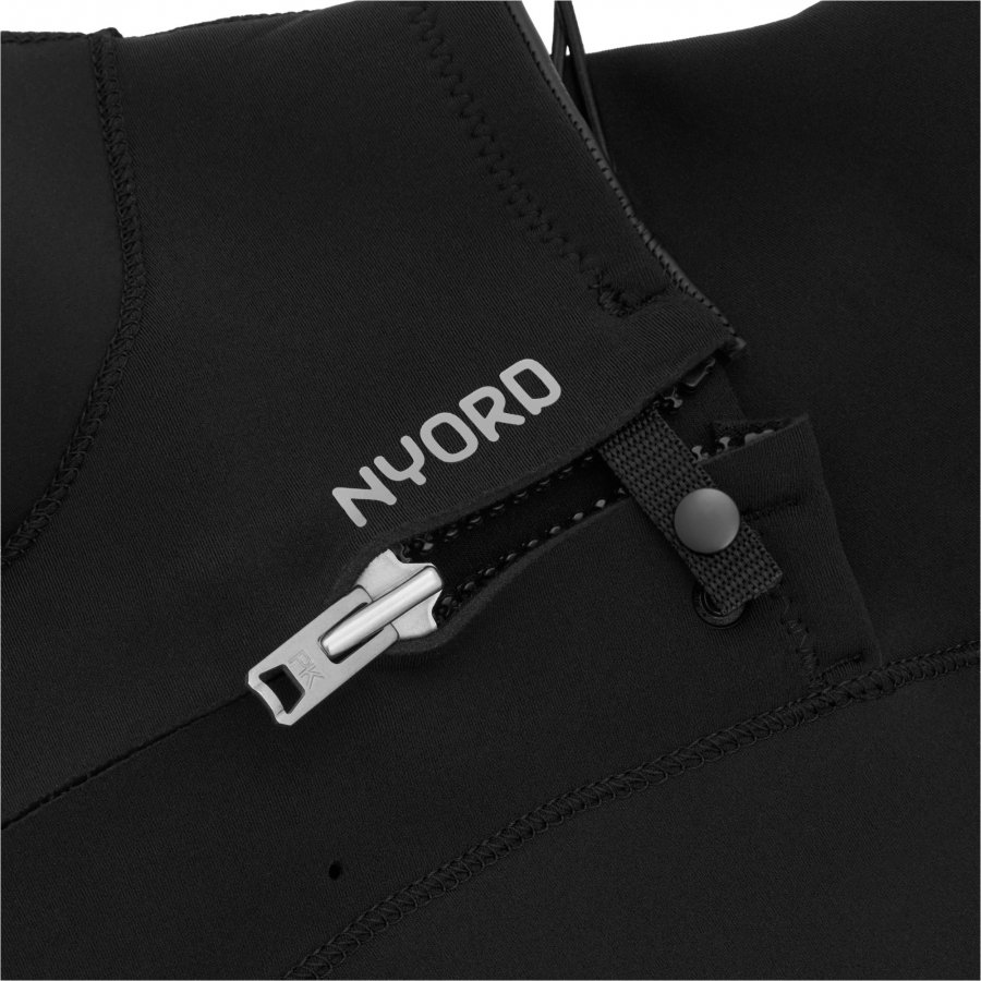 Mens Solu Yulex 3/2mm Chest Zip Wetsuit - Black