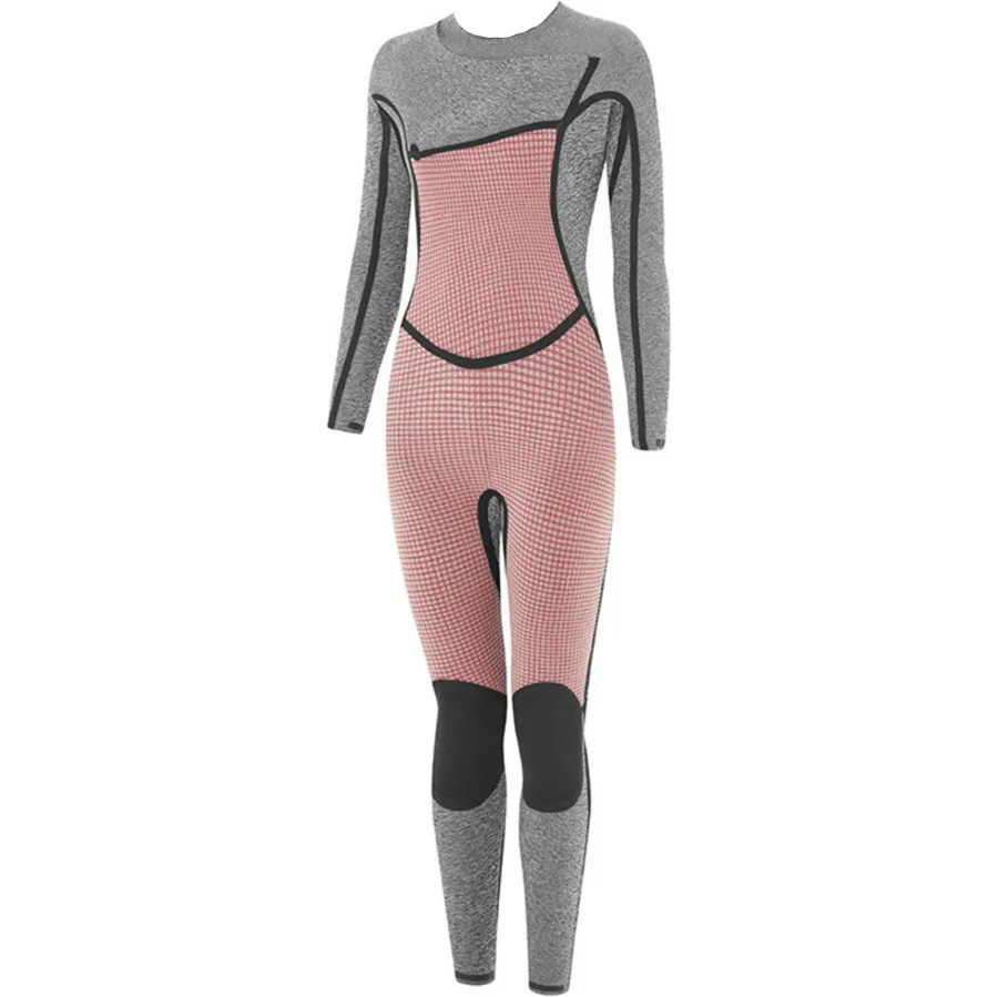 2025 Nyord Womens Furno Ultra Plus 5/4mm Chest Zip Wetsuit FUPW54001 - Black
