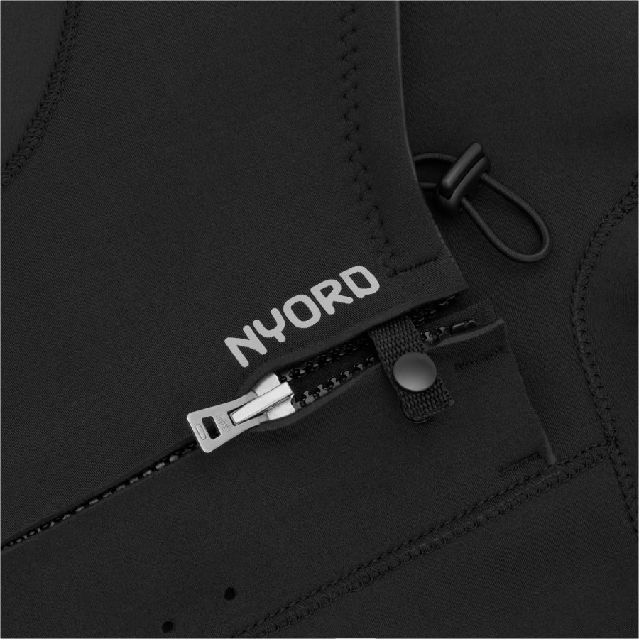 Womens Solu Yulex 5/4mm Chest Zip Wetsuit - Black
