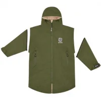 2025 Nyord Primaloft Outdoor Detachable Sleeve Changing Robe - Khaki / Ecru