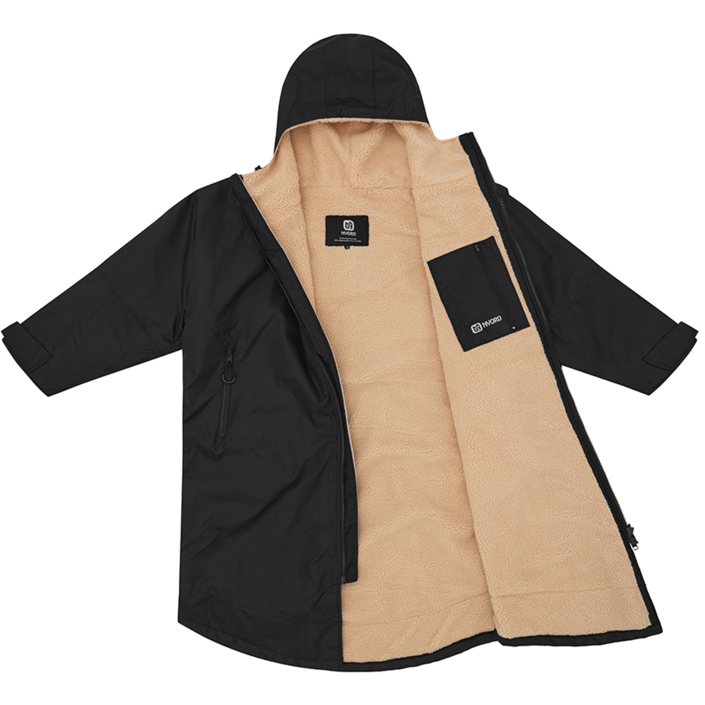 Sherpa Wool Lined Change Robe